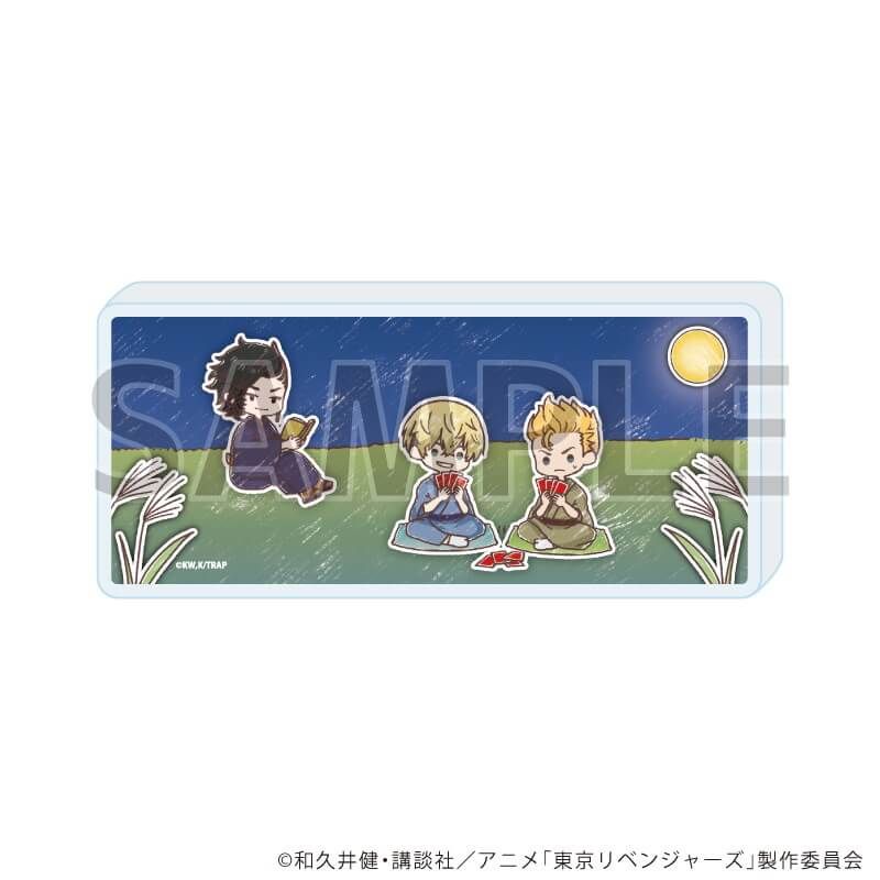 東京リベンジャーズ ミニアクリルブロック（月見ver.） 07／花垣 武道＆松野 千冬＆九井 一