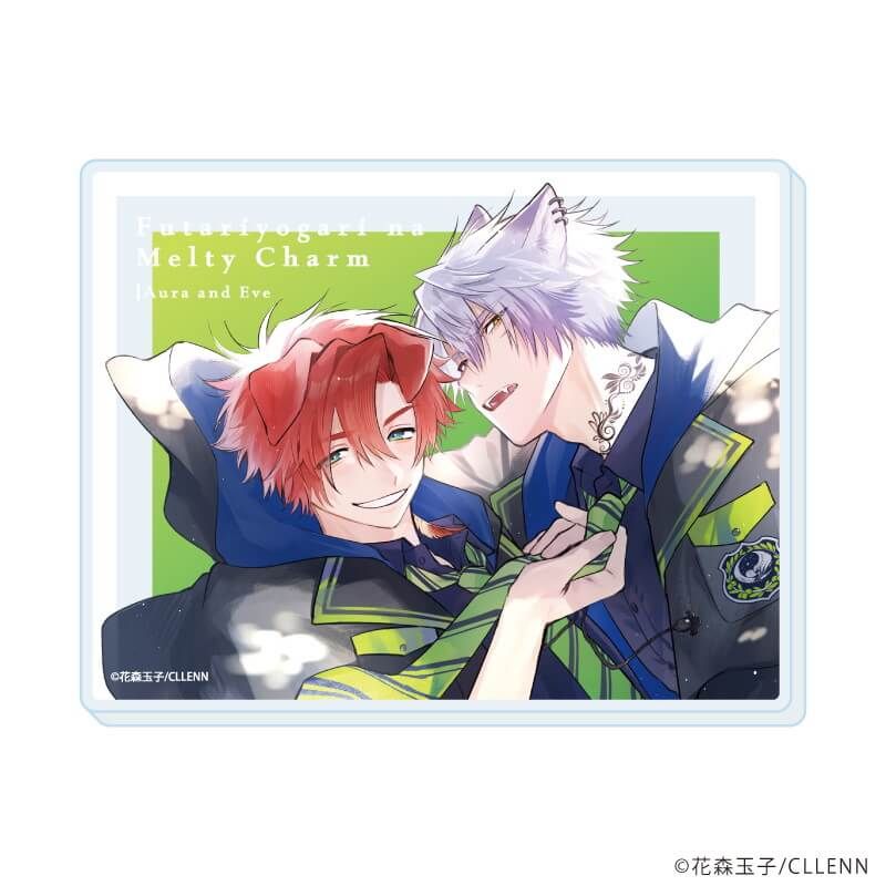 アクリルカード「ふたりよがりなメルティチャーム」01/コンプリートセット(全6種)(公式&描き下ろしイラスト)
