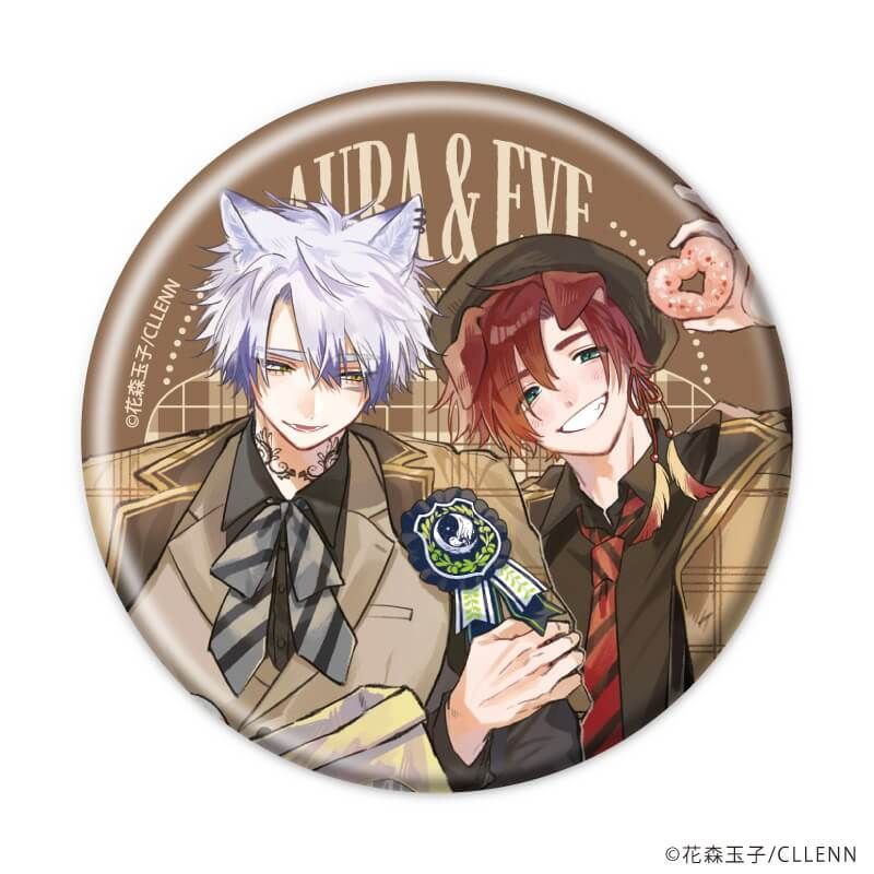 缶バッジ「ふたりよがりなメルティチャーム」01/コンプリートセット(全6種)(公式&描き下ろしイラスト)