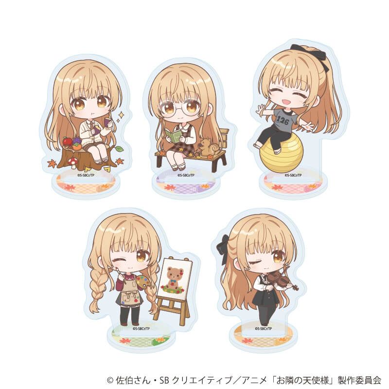 アクリルぷちスタンド「お隣の天使様にいつの間にか駄目人間にされていた件2」14/コンプリートセット(全5種) 秋ver. (ミニキャライラスト)