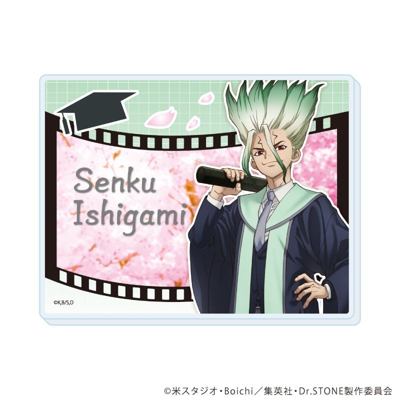 アクリルカード「Dr.STONE」25/石神千空セット ブラインド(7種)(描き下ろしイラスト)