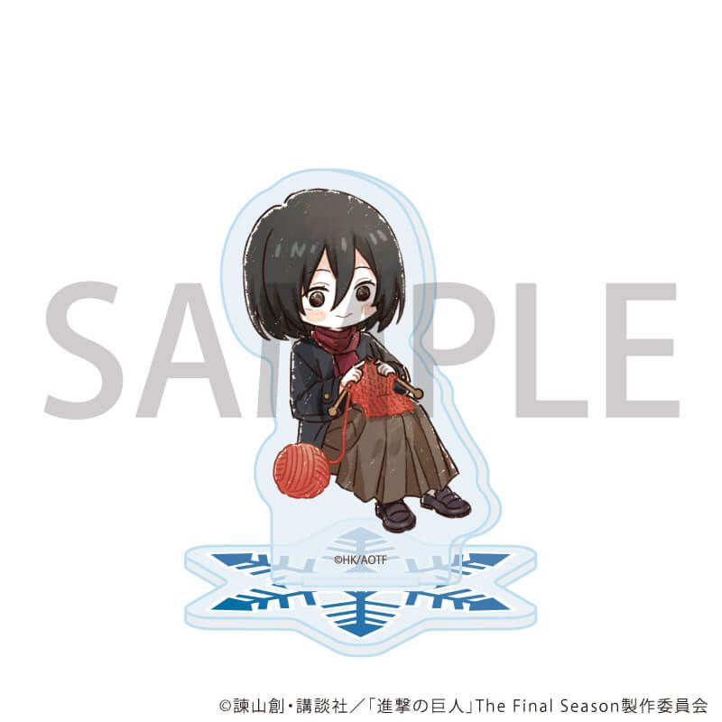 アクリルぷちスタンド「TVアニメ『進撃の巨人』」04/冬の日常ver. コンプリートセット(全8種)(グラフアートイラスト)