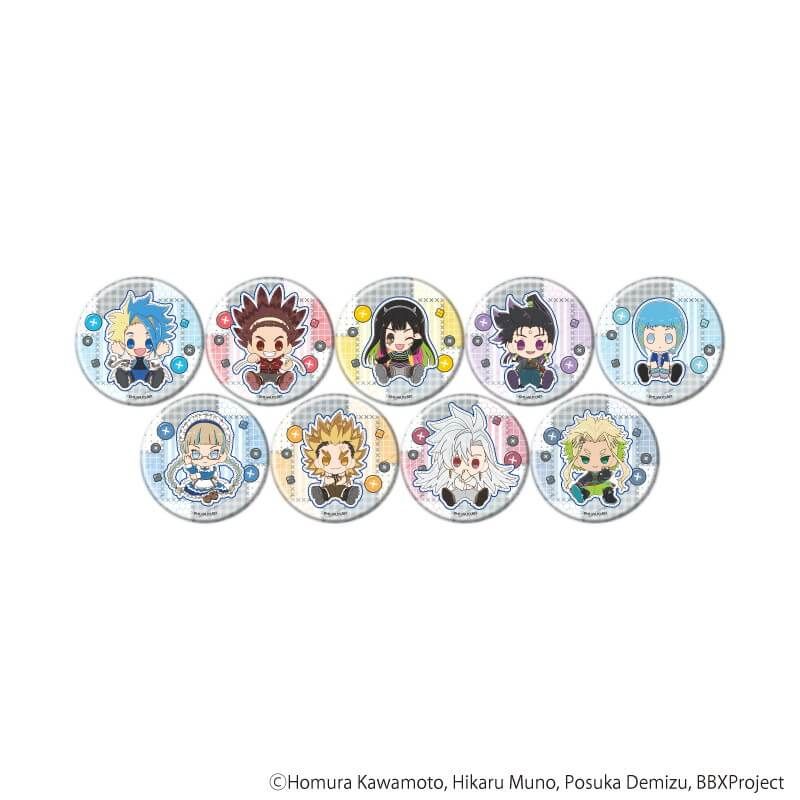 BEYBLADE X 缶バッジ 08/コンプリートセット(全9種・ぽてぬいアート)