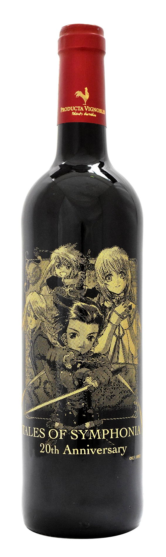 テイルズオブシンフォニア超特装　20周年記念ワイン　彫刻ボトル　eeostoreテイルズオブジアビス
