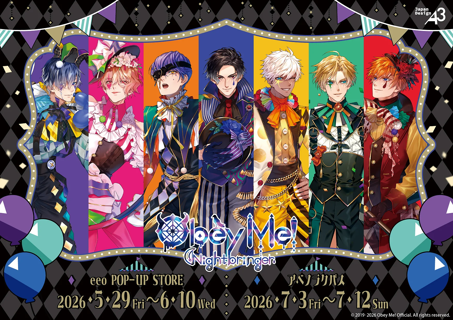 『Obey Me!』eeo POP-UP STORE&アベノラクバス