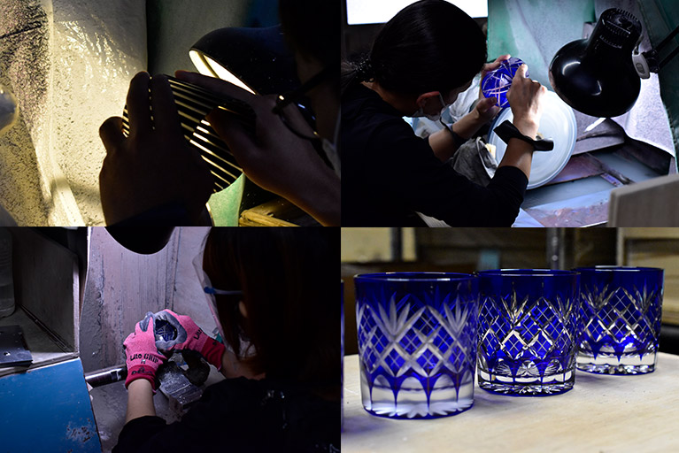 職人たちの作業のヒトコマ